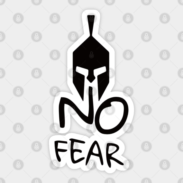 No Fear Sticker by Rules of the mind